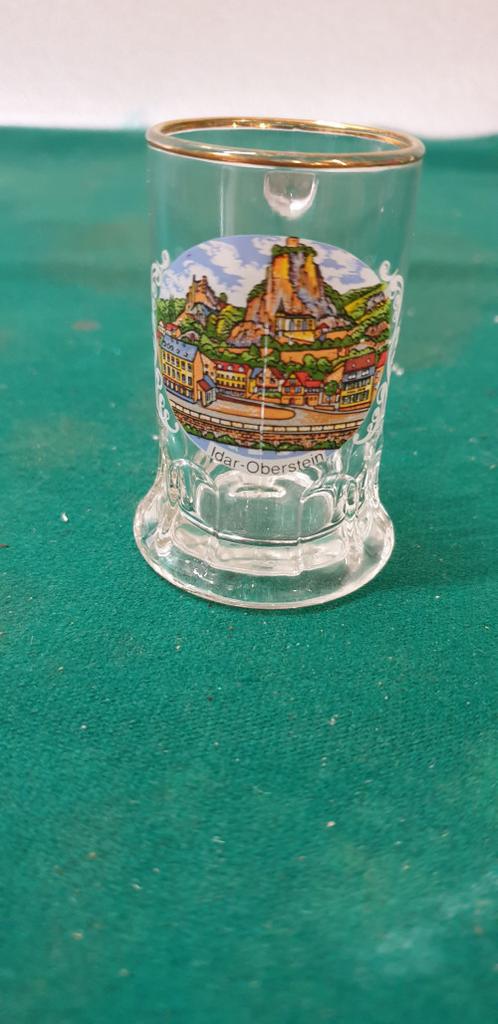 bierpul mini met afbeelding idar-oberstein, Verzamelen, Ophalen of Verzenden, 'T Olde Gre-j, Info@toldegrej.nl, Endepoelstraat 20f Didam