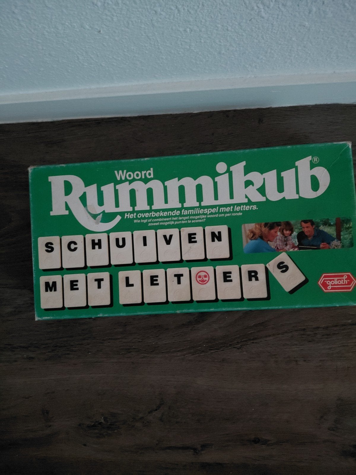 Woord Rummikub - Het overbekende familiespel met letters, Drie of vier spelers, Ophalen of Verzenden, Gebruikt, Goliath