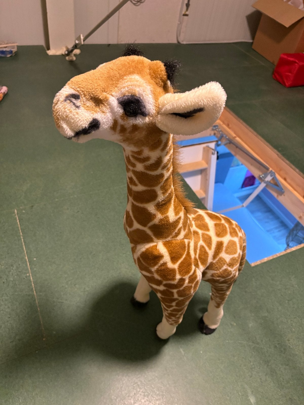Grote pluche giraffe - Melissa & Doug, Ophalen, Overige merken, Giraf, Nieuw