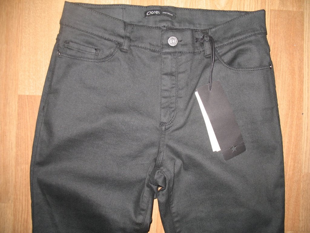 Corel Broek Antraciet Matglanzend Coating Mt 38 met Kaartje, Kleding | Dames, Nieuw, Ophalen of Verzenden, Corel, Maat 38/40 (M)