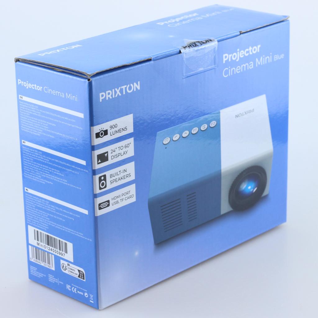 PRIXTON Cinema Mini Videoprojector Blauw Nieuw, Flex Ltd., Nieuw, https://flex.com/contact-us, Nobelstraat 10, 5807 GA Oostrum LB, Limburg, Nederland