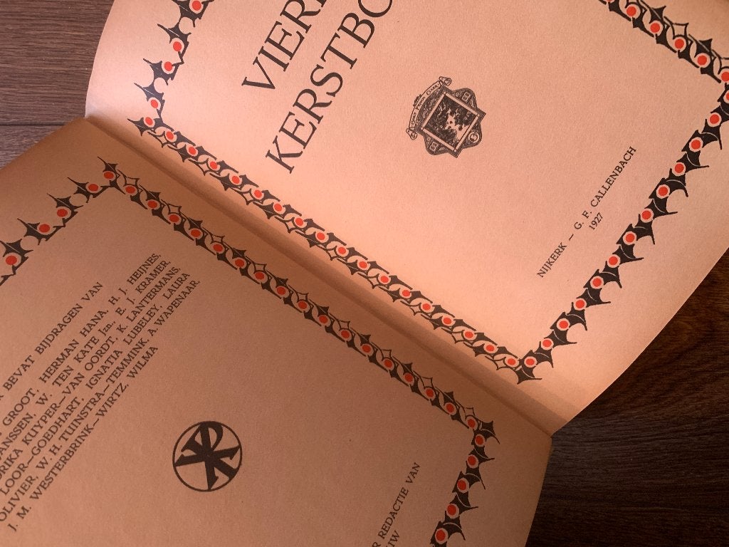 Boek Vierde Kerstboek Kerst 1927 - G.F. Callenbach Uitgever, Diversen, Ophalen of Verzenden, Gebruikt