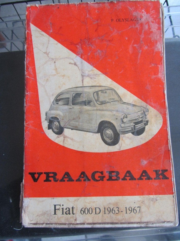 vraagbaak    FIAT 6OO D, Ophalen of Verzenden