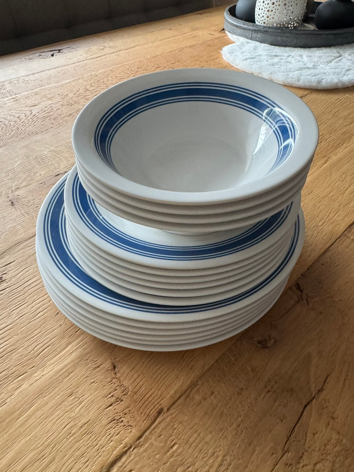 Kampeer/ boot servies, Ophalen of Verzenden, Porselein, Overige stijlen, Bord(en)