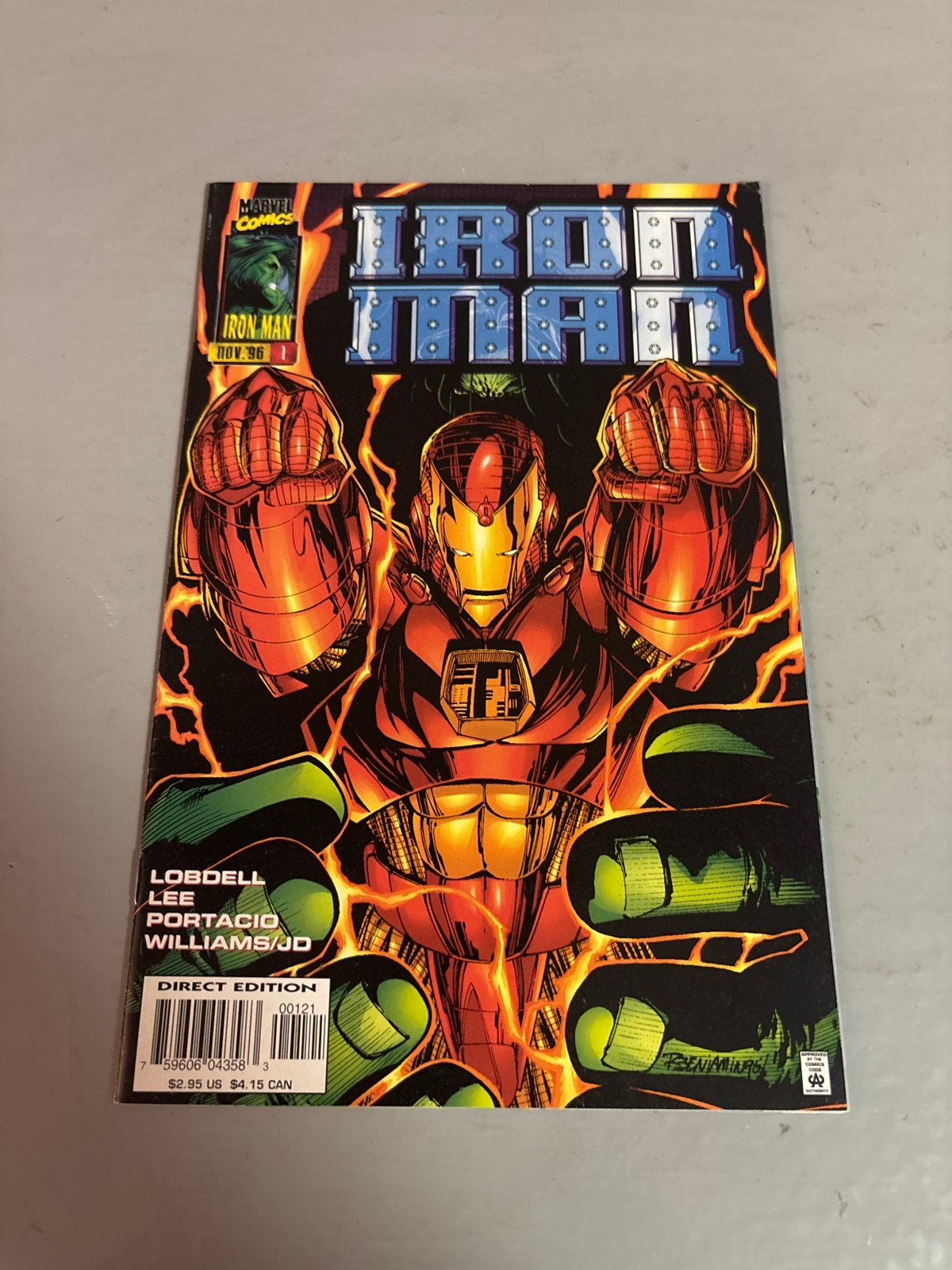Iron Man, Vol. 2 #1 - Marvel Comics (1996), Eén comic, Ophalen of Verzenden, Zo goed als nieuw, Amerika