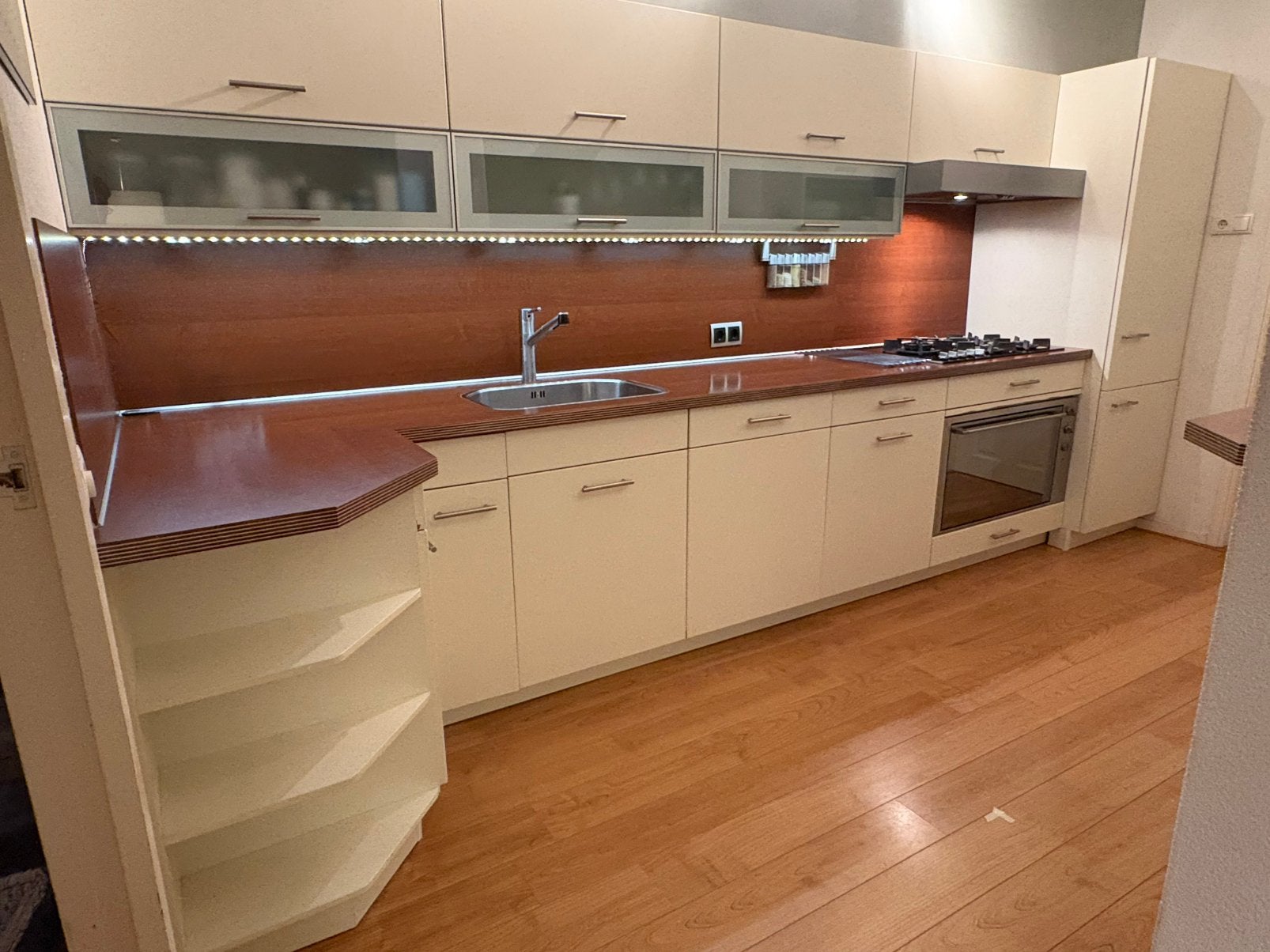 Keuken te koop, Ophalen, Gebruikt, Enkelwandige keuken, Hout