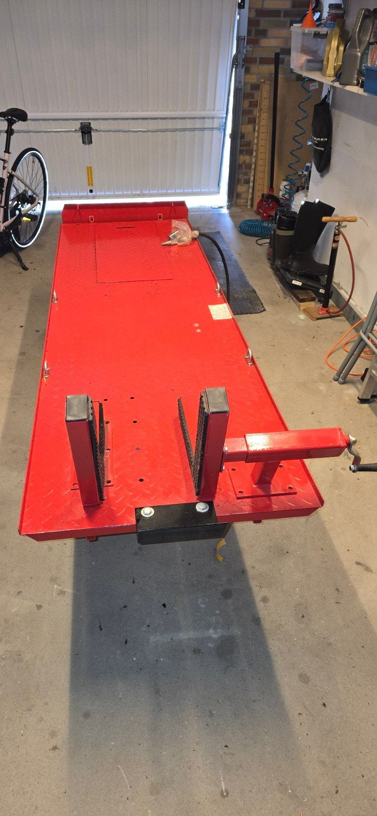 Motorheftafel,  hydraulisch,  pneumatisch, Motoren, Ophalen, Zo goed als nieuw