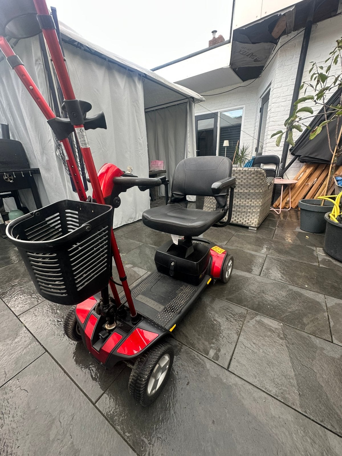 Inklapbare scootmobiel, Diversen, Ophalen of Verzenden, Zo goed als nieuw, 16 t/m 25 km, 10 km/u of minder