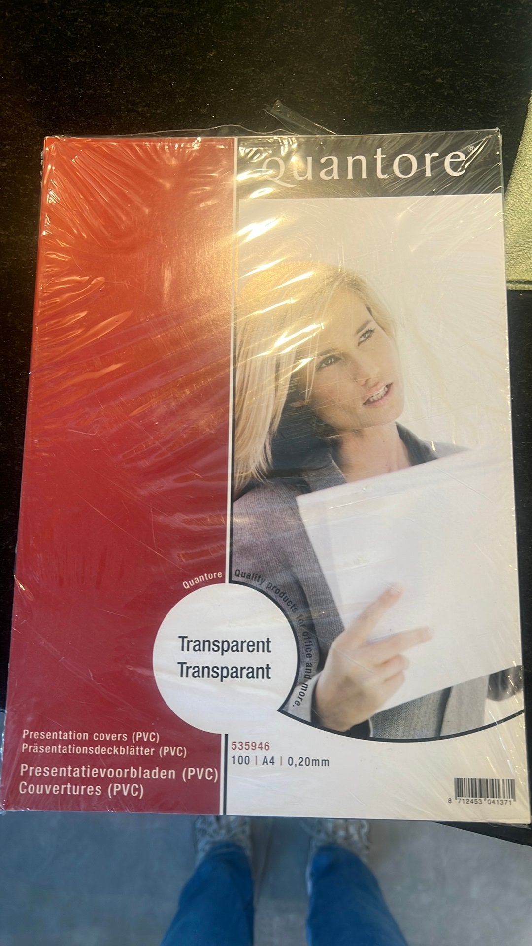 Quantore tranparant presentatievoorbladen, Diversen, Ophalen of Verzenden