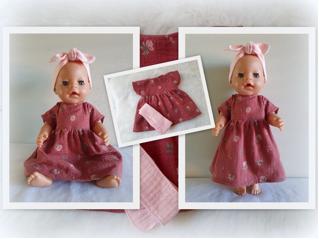 Poppenkleertjes kleertjes voor een baby pop van 43 cm no 35, Ophalen of Verzenden, Nieuw, Babypop