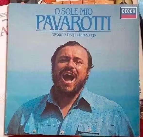 LP Luciano Pavarotti O Sole Mio (Favourite Neapolitan Songs), Cd's en Dvd's, Vinyl | Klassiek, LP, Gebruikt, Overige componisten