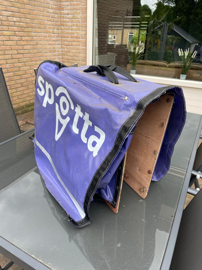 Spotta reclame tas / folder tas, Ophalen, Gebruikt
