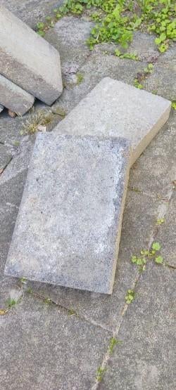 Terrasstenen (~70 m2), Ophalen, Zo goed als nieuw, 10 m² of meer, Beton
