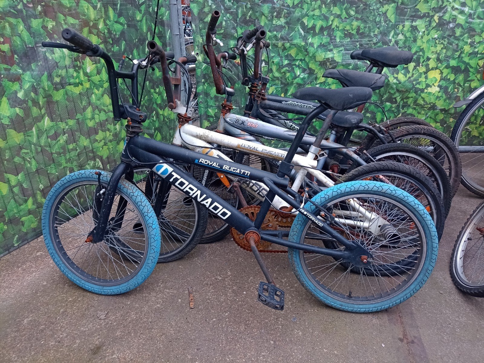 5 x crossfiets opknappers!! Roestig, lege banden., Ophalen, Gebruikt, Staal