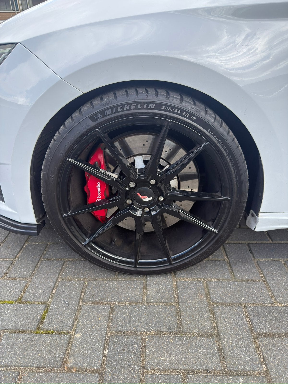 Japan racing jr21 19 inch 5x112 velgenset pilot sport 5, Auto-onderdelen, Velg(en), 235 mm, Zomerbanden, Ophalen