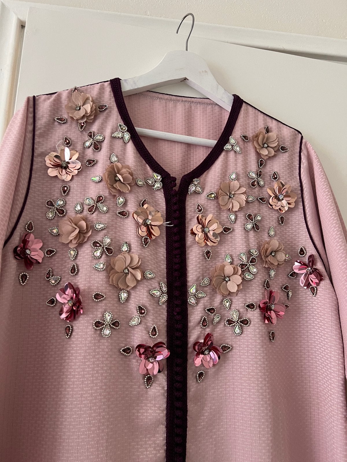 Nieuwe marokkaanse caftan Rose maat : M/L, Kleding | Dames, Gelegenheidskleding, Overige typen, Zo goed als nieuw, Roze, Ophalen