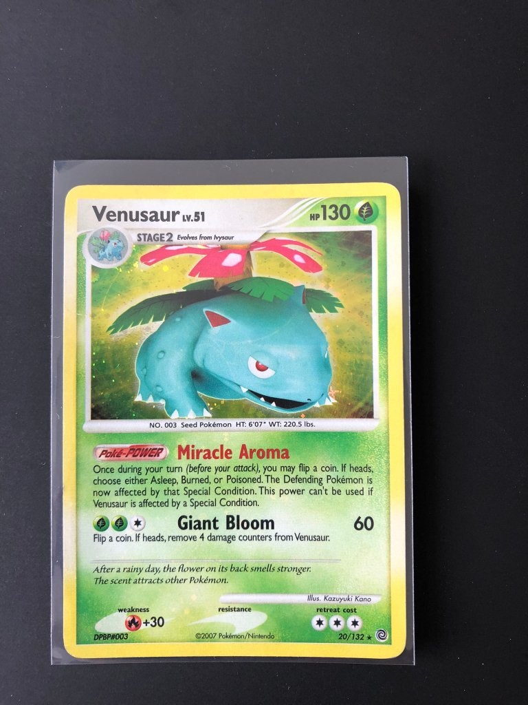 Venusaur holo secret wonders, Hobby en Vrije tijd, Verzamelkaartspellen | Pokémon, Ophalen of Verzenden, Nieuw, Losse kaart