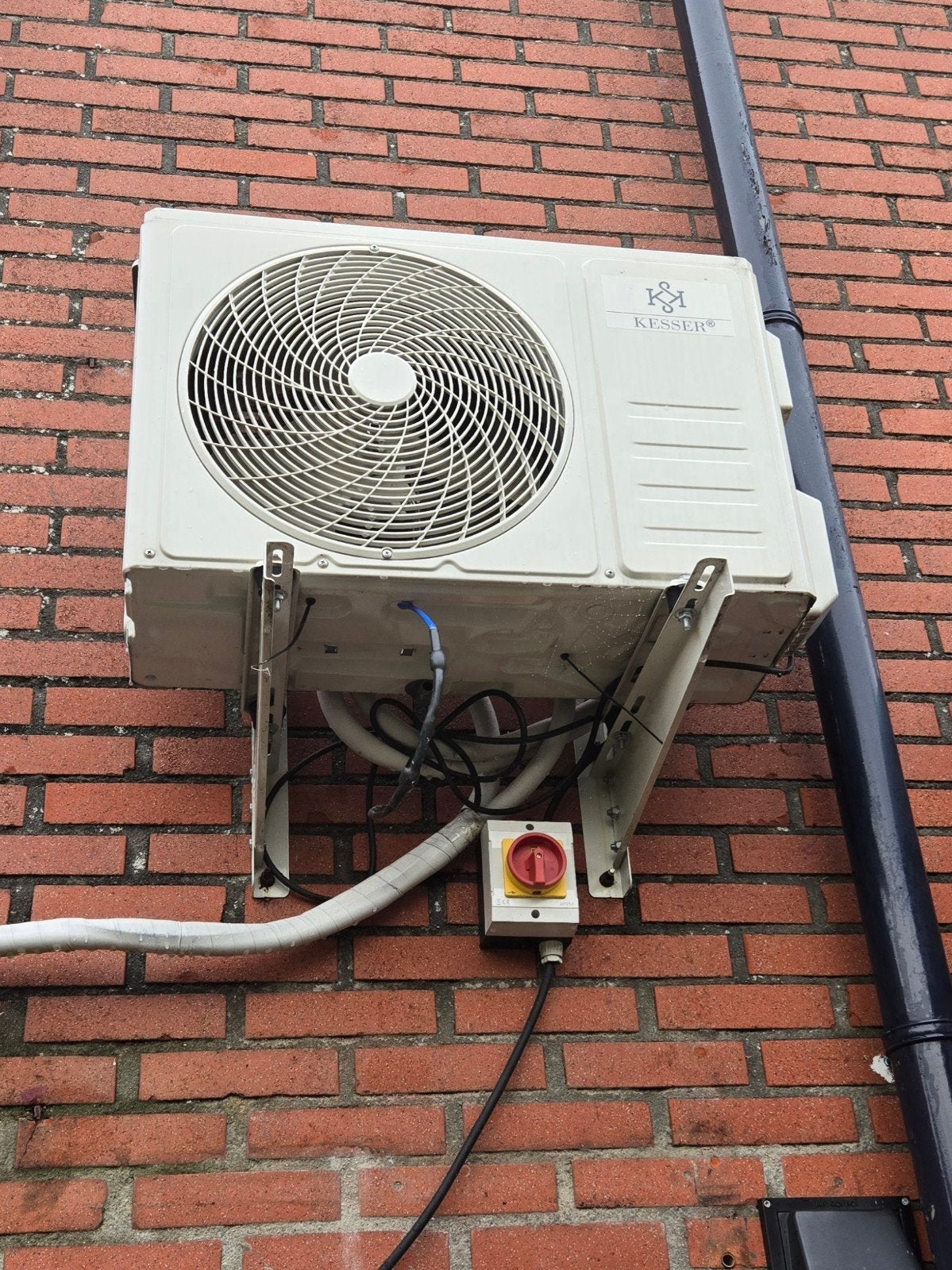 Kesser airco met wifi moet weg!, Ophalen, Gebruikt, Wandairco, 3 snelheden of meer