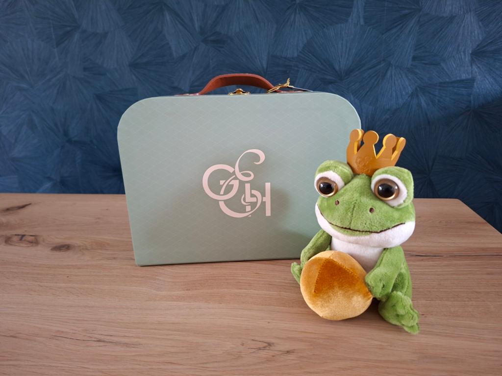 Efteling koffertje en kikkerknuffel, Verzamelen, Efteling, Ophalen of Verzenden, Nieuw