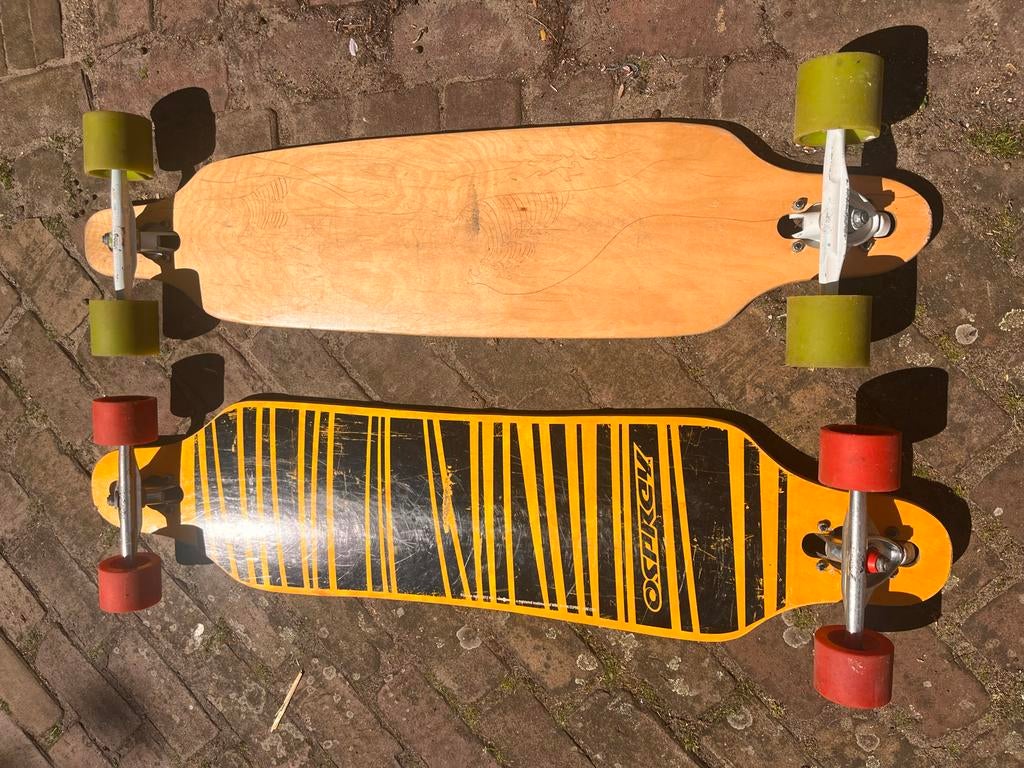 2 Longboards - Osprey en Blank Deck, Ophalen, Gebruikt, Skateboard, Longboard