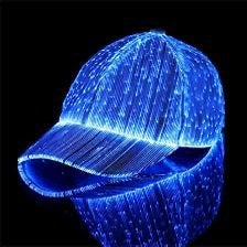 Nieuwe lichtgevende glasvezel pet ingebouwde LED-verlichting, Kleding | Heren, Hoeden en Petten, Ophalen of Verzenden, Nieuw, One size fits all
