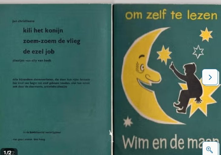 Omzelf te lezen Wim en de Maan Door F.H.N.Bloemink, Boeken, Ophalen of Verzenden, Gelezen, Fictie algemeen