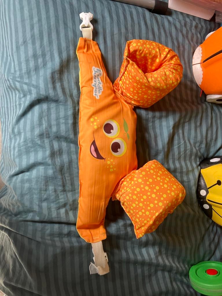 Originele Puddle Jumper zwembandjes - Oranje, Kinderen en Baby's, Kinderkleding | Kinder-zwemkleding, Ophalen, Gebruikt