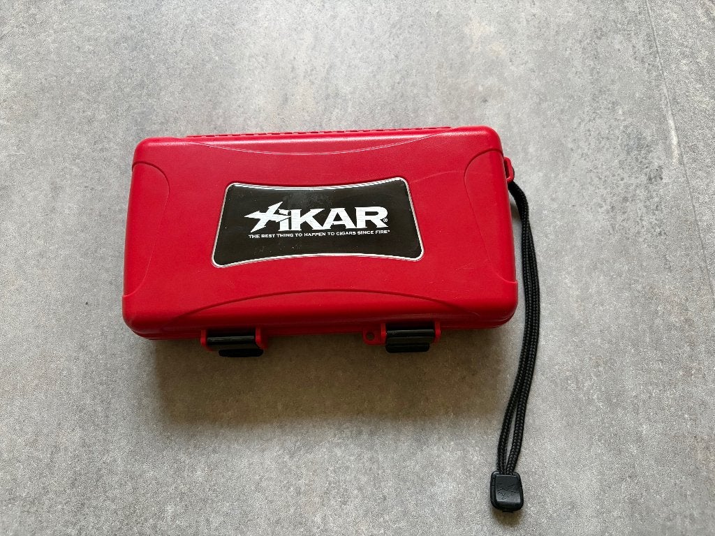 Xikar - Humidor - Reishumidor voor 5 sigaren, Ophalen of Verzenden, Zo goed als nieuw, Tabaksdoos of Verpakking