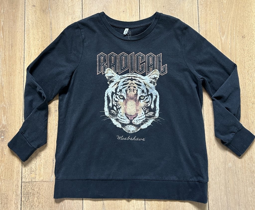 Only zwarte dunne sweater tijgerkop maat M, Kleding | Dames, Maat 38/40 (M), Only, Zwart, Ophalen of Verzenden