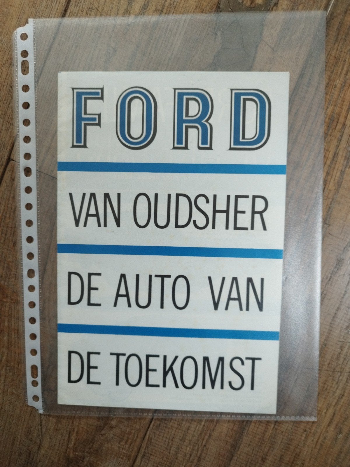Ford Family of Fine Cars Brochure 1960 - Nederlands, Ford, Ophalen of Verzenden, Zo goed als nieuw, Ford