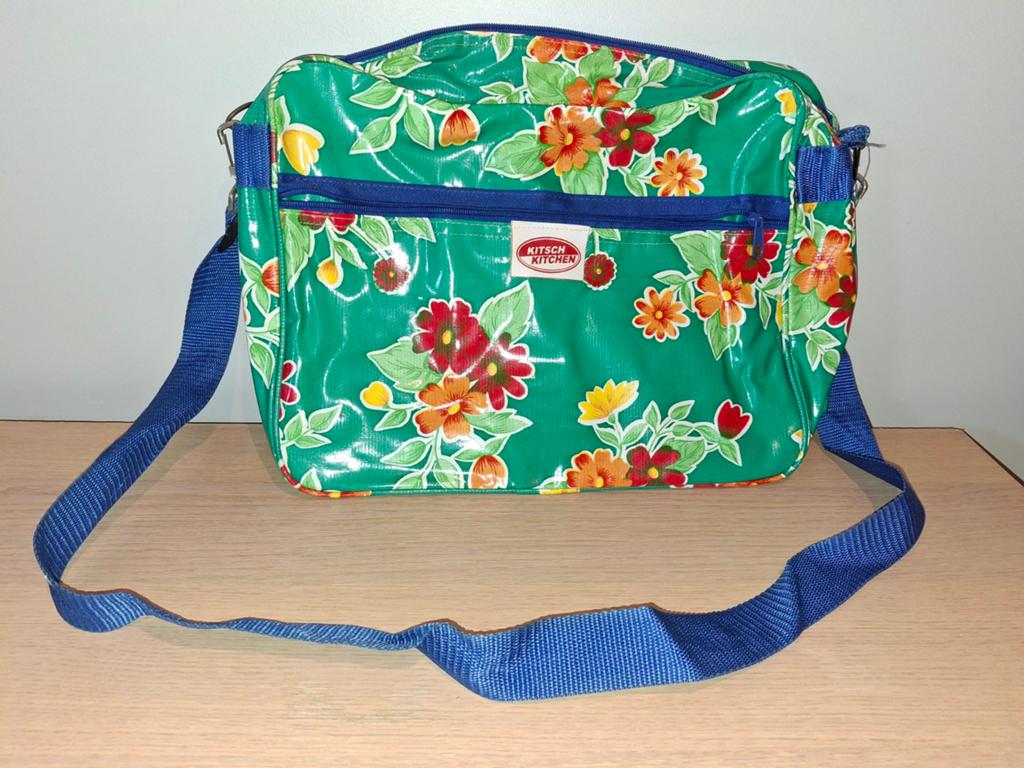 Fleurige schoudertas KitschKitchen, Sieraden, Tassen en Uiterlijk, Tassen | Schoudertassen, Ophalen of Verzenden