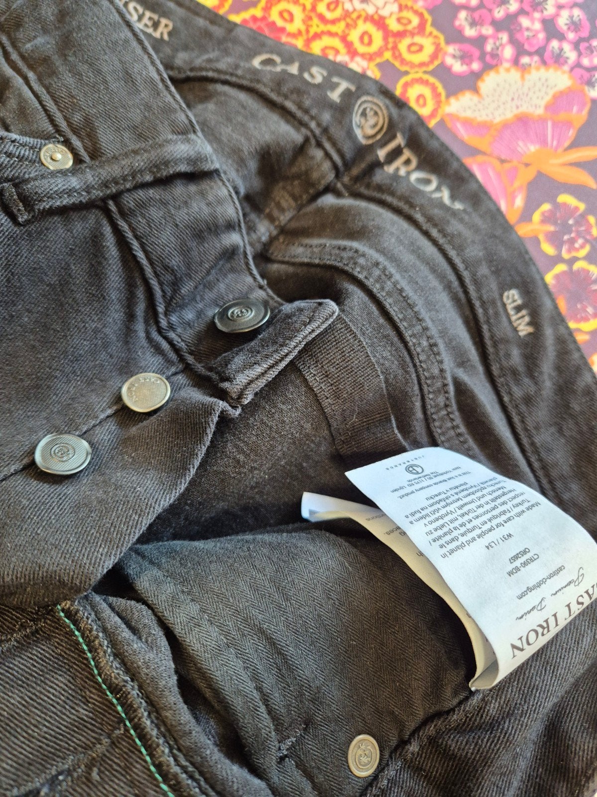 Cast Iron jeans spijkerbroek Riser Slimfit Zwart maat 31/34, Kleding | Heren, Spijkerbroeken en Jeans, ., Zwart, W32 (confectie 46) of kleiner