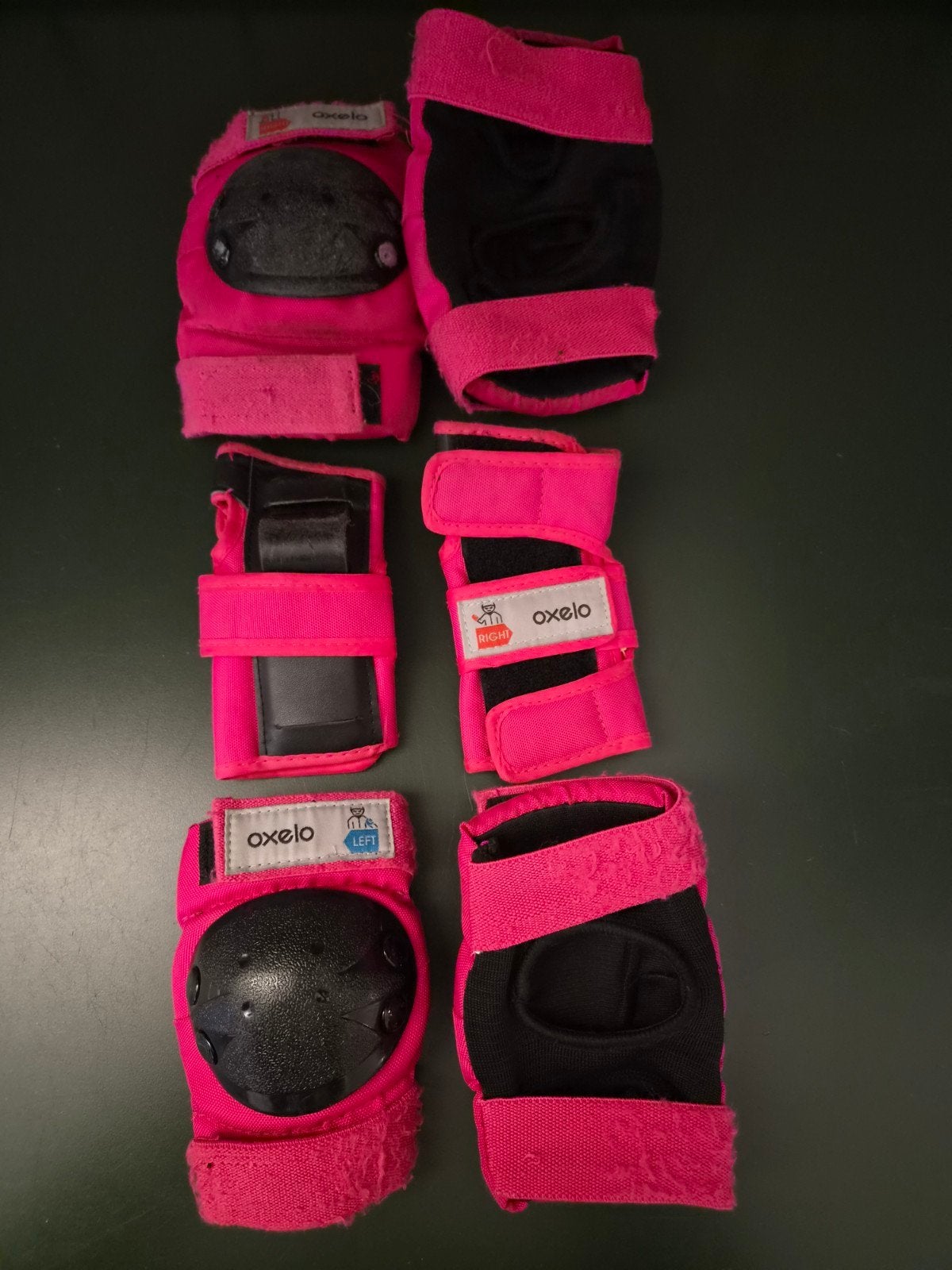 Oxelo roze beschermset voor kinderen (knie, elleboog, pols), Overige merken, Gebruikt, Kinderen, Ophalen of Verzenden