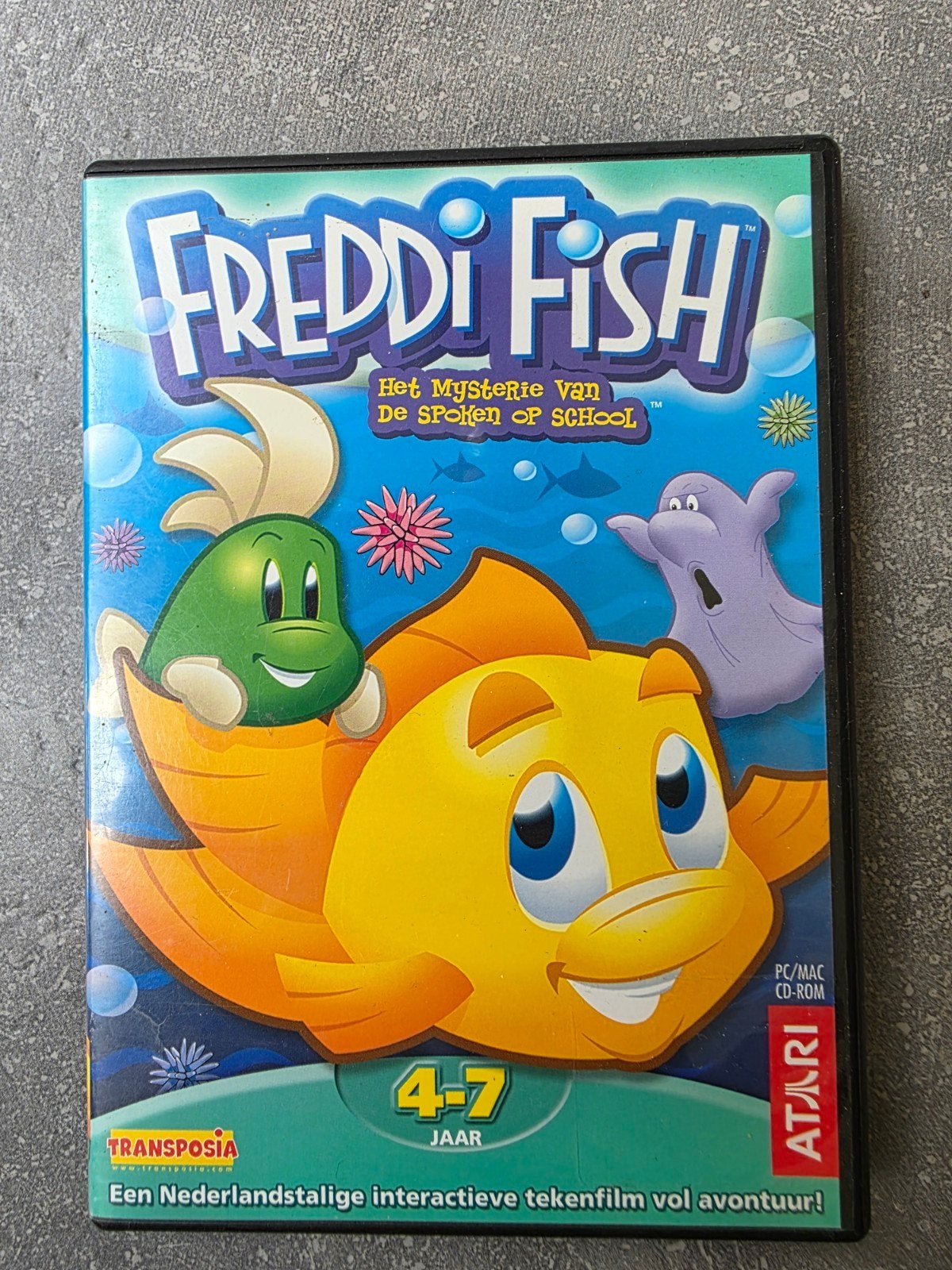 Pc game Freddi Fish het mysterie van de spoken op school, Spelcomputers en Games, Avontuur en Actie, 1 speler, Ophalen of Verzenden