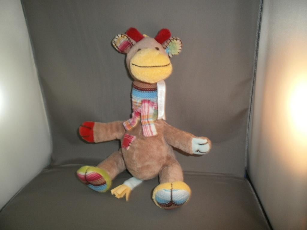 happy horse giraf gogo 36 cm bruin velours gekleurd sjaal, Ophalen of Verzenden, Nieuw, Overige typen