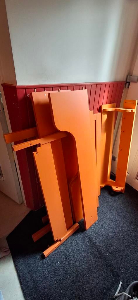 Ikea sundvik meegroeibed, oranje, Ophalen, Gebruikt, Overige typen