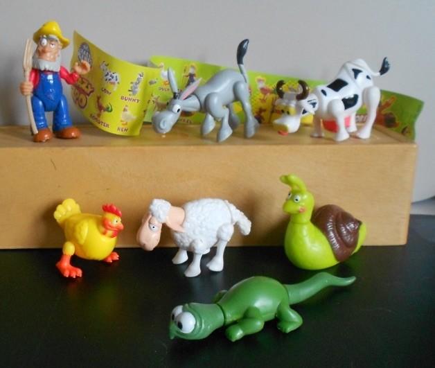 7x CRAZY ZOO = oa Donkey / Sheep = In 1 koop = 2,75 euro, Verzamelen, Poppetjes en Figuurtjes, Ophalen, Zo goed als nieuw
