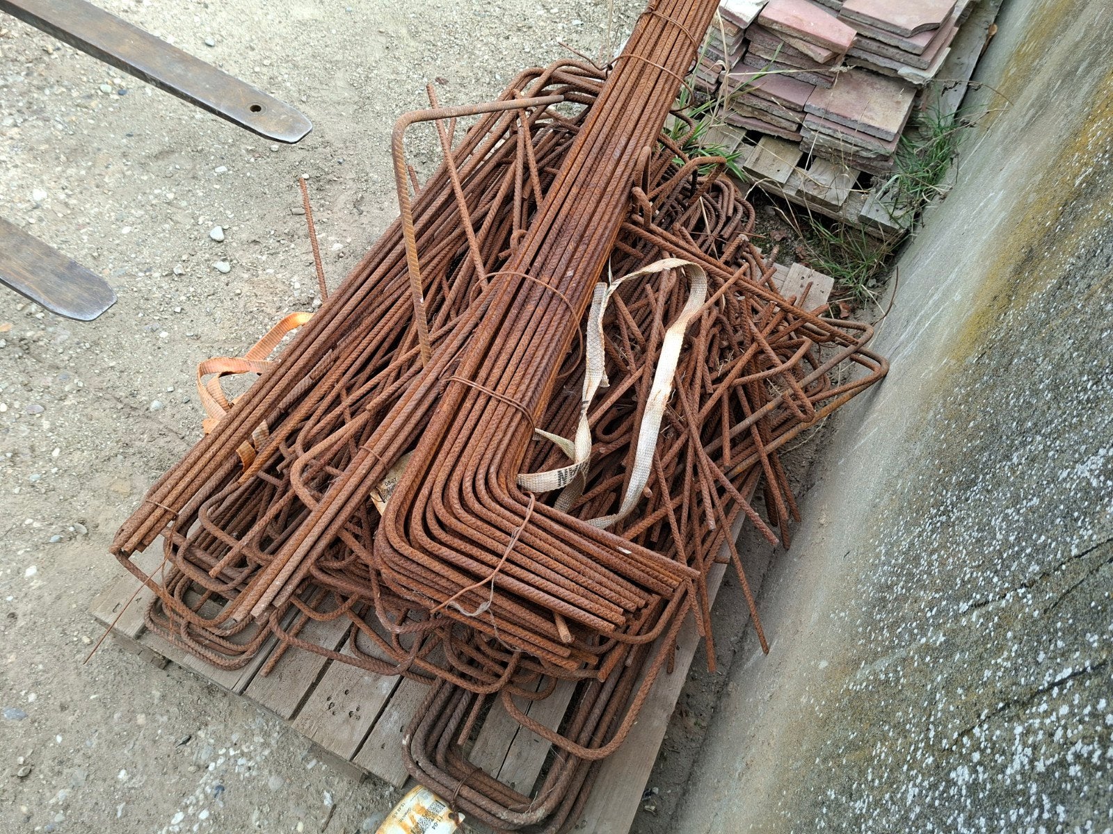 pallet beton ijzer bochten stek haken stekken staaf beton, Ophalen