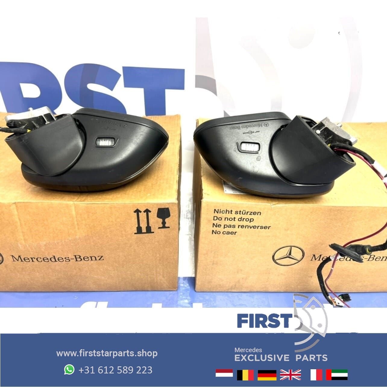 W177 V177 a klasse A35 A45 A45S AMG SPIEGEL SET LINKS + RECH, Auto-onderdelen, Spiegels, Gebruikt, -, Ophalen of Verzenden, -