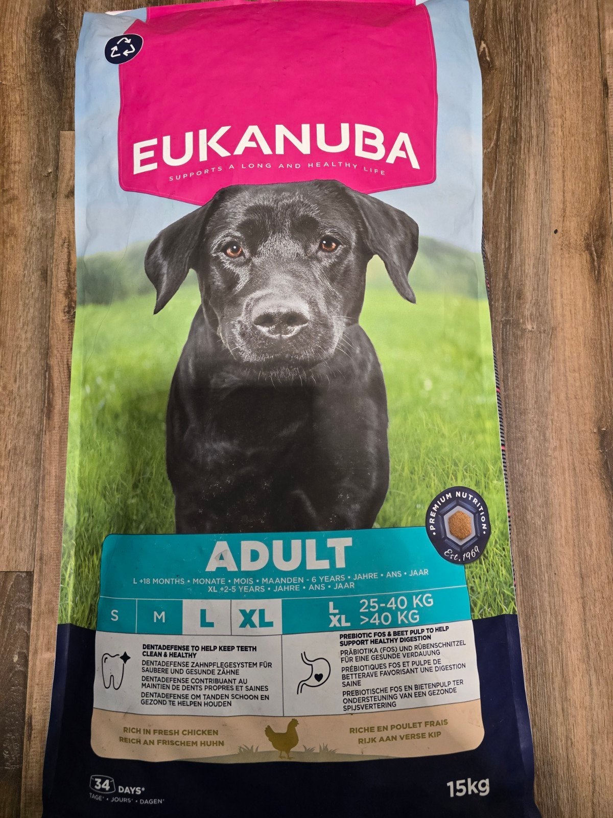Eukanuba Hondenvoer 14kg (Zak van 15kg, 1kg eruit)  THT 2027, Dieren en Toebehoren, Ophalen of Verzenden, Hond