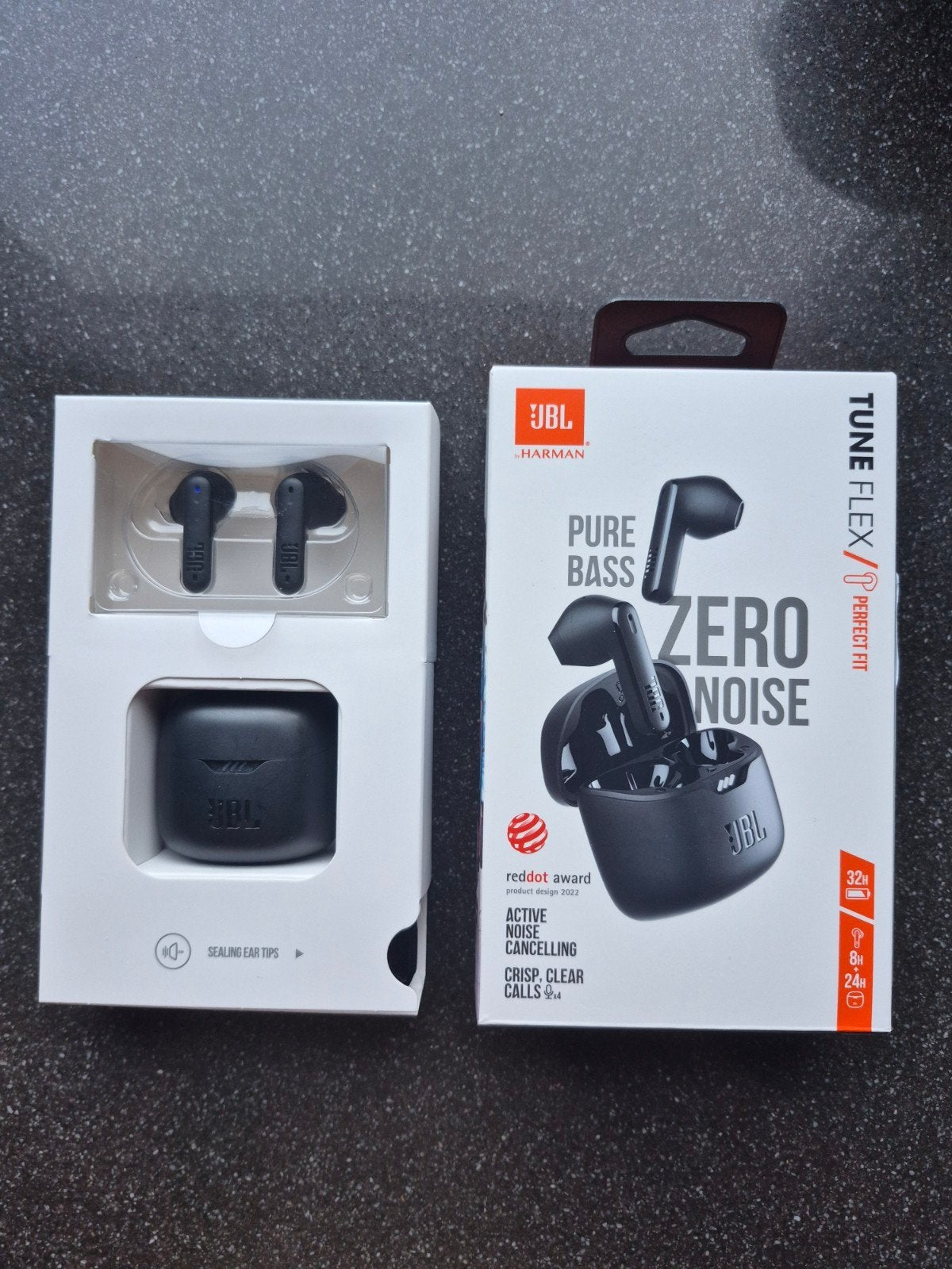 JBL Tune Flex – nette staat – compleet met doos, Ophalen of Verzenden, JBL