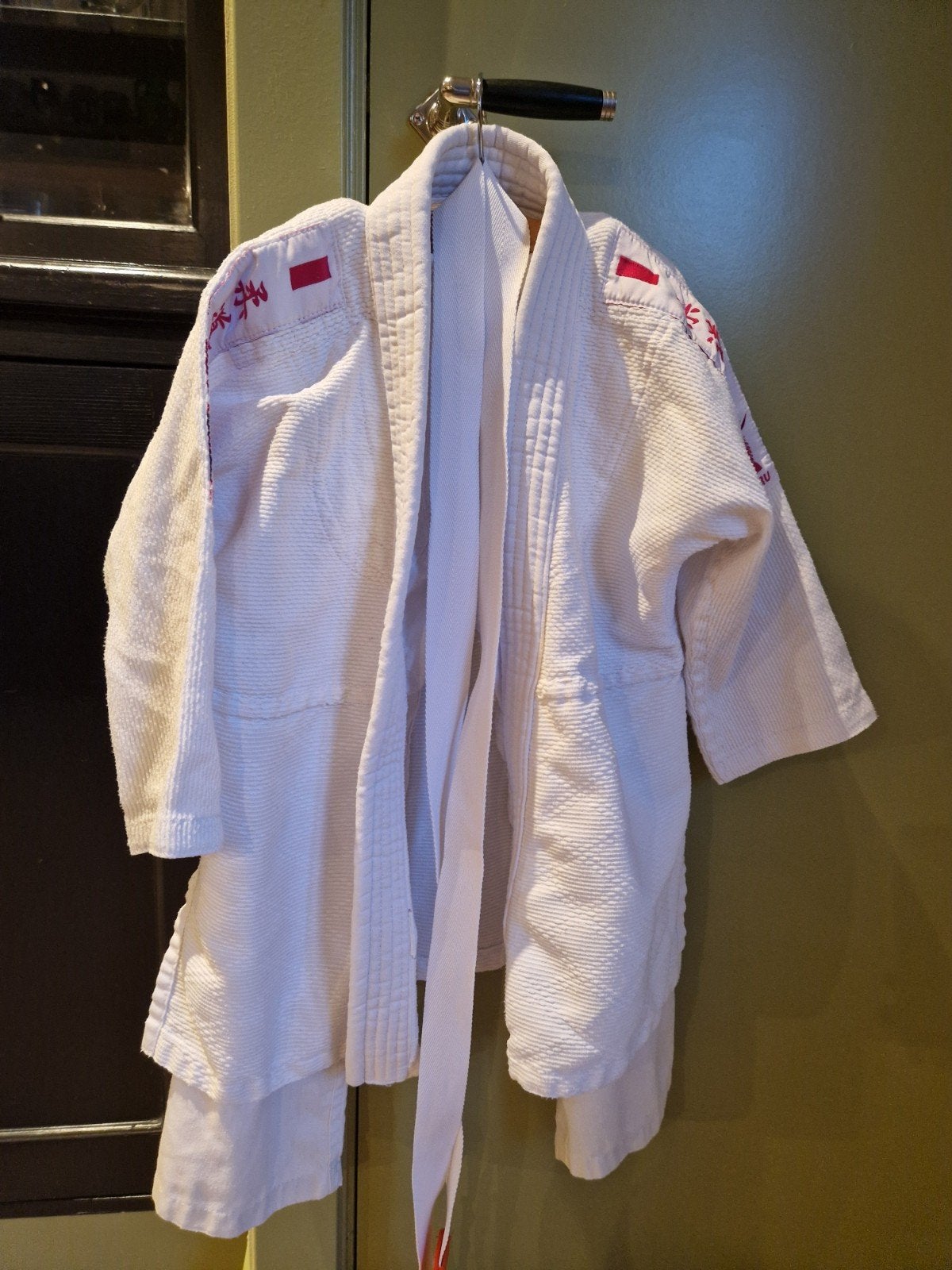 Judopak, maat 122, 5/6 jaar, Maat XS of kleiner, Judo, Ophalen of Verzenden, Zo goed als nieuw