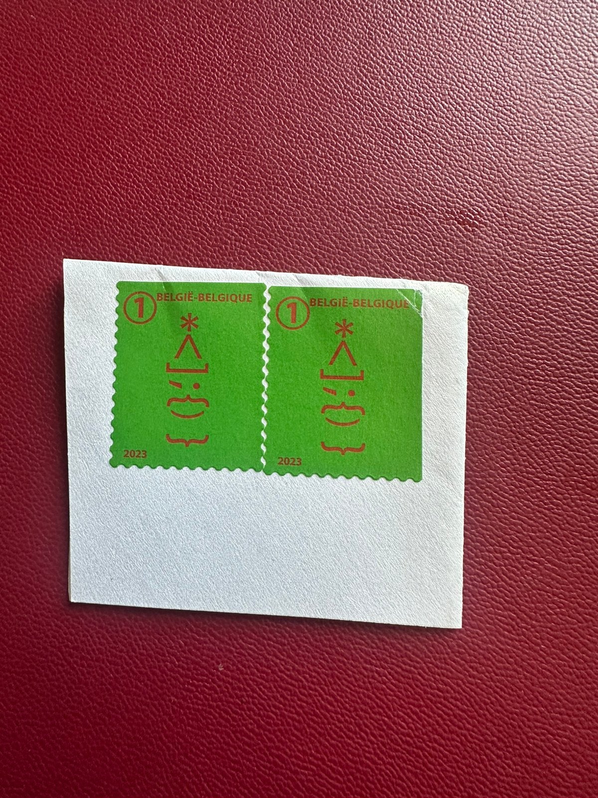 2 zegels België, Ophalen of Verzenden