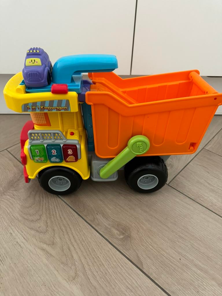 Vtech kiepwagen 2-1, Ophalen, Zo goed als nieuw