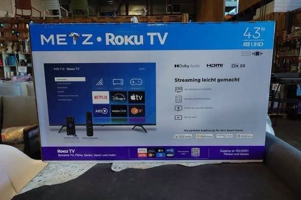METZ 43 INCH TV nu voor €159, QLED, 50 Hz, Nieuw, 100 cm of meer