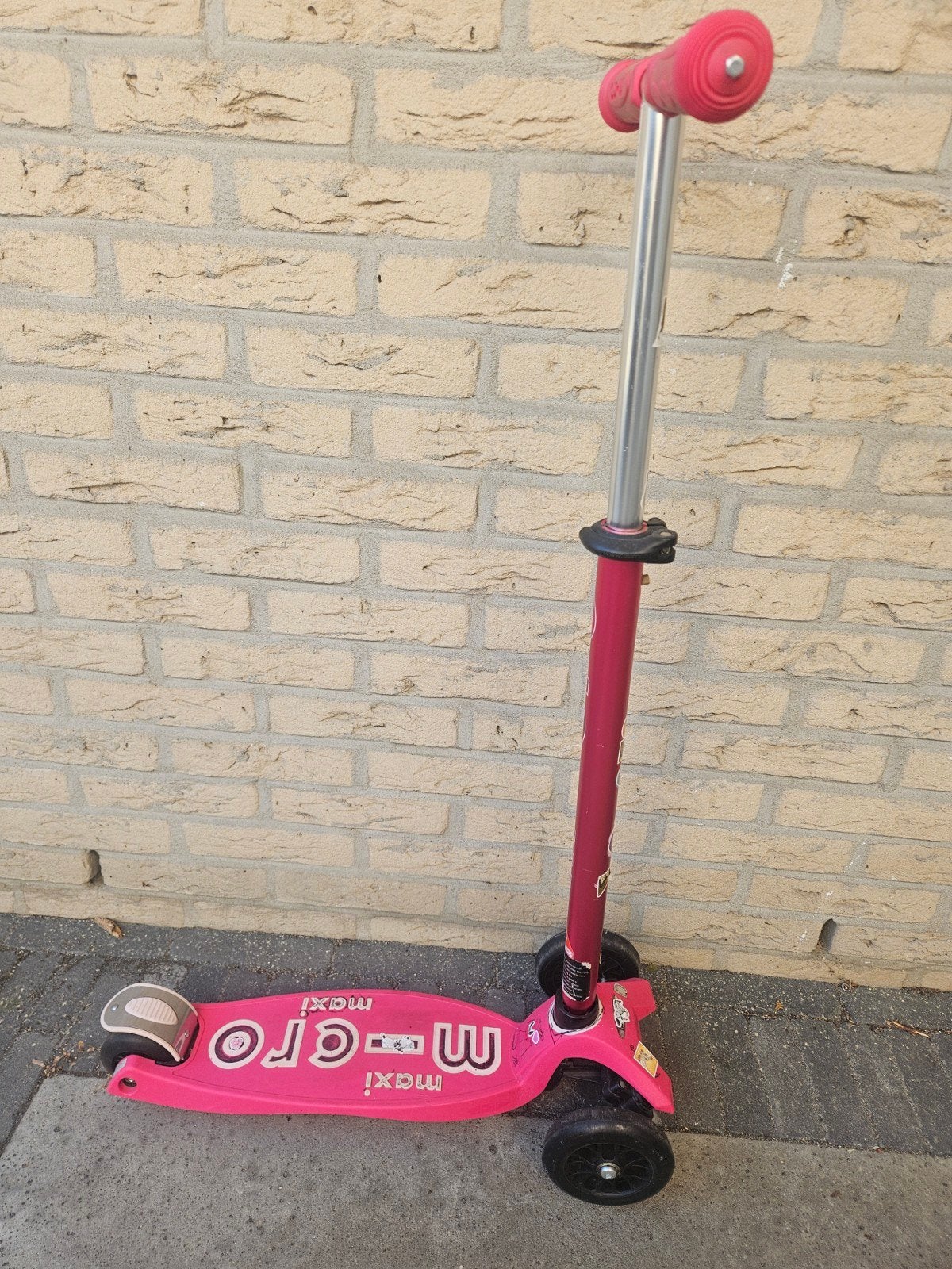 Roze Micro Maxi step voor kinderen, Ophalen of Verzenden, Gebruikt, Gewone step, Micro