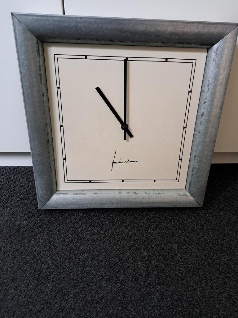 Klok Jan des Bouvries, Ophalen, Zo goed als nieuw, Analoog, Wandklok