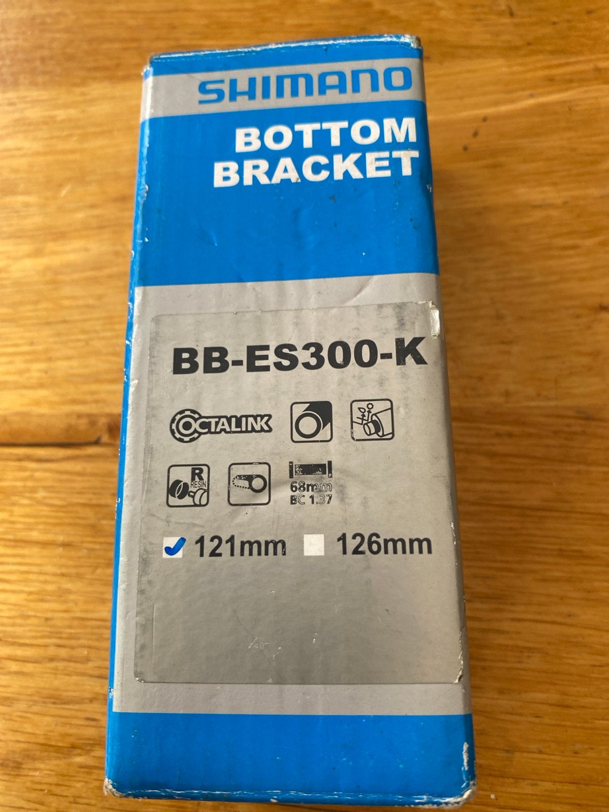 Shimano Octalink Trapas BB-ES300-K 121mm, Fietsen en Brommers, Overige typen, Ophalen of Verzenden, Mountainbike, Nieuw