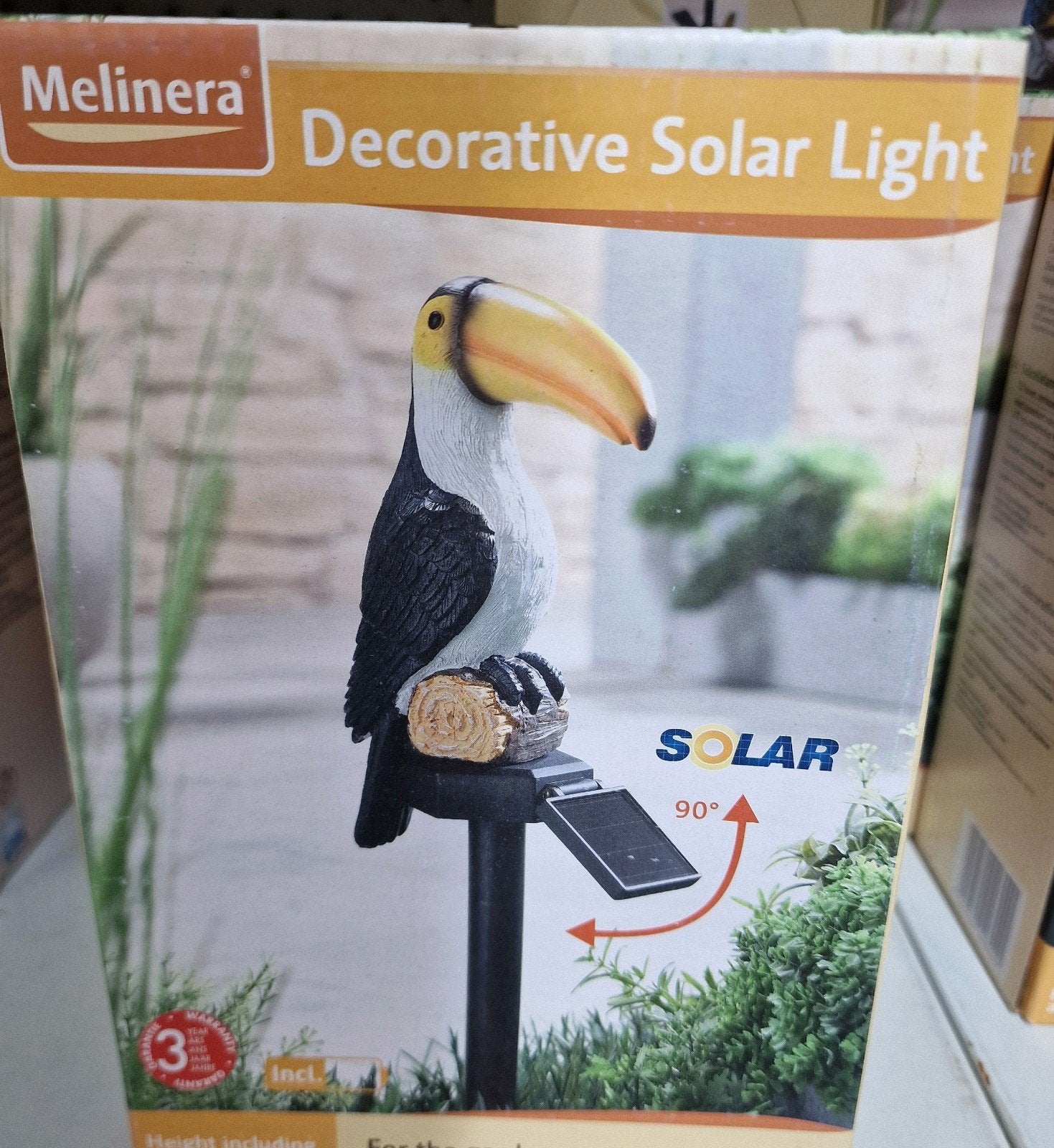 Decoratieve Solar Tuinlamp - Papegaai of Toekan, Zonne-energie, Kunststof, Minder dan 50 watt, Overige typen