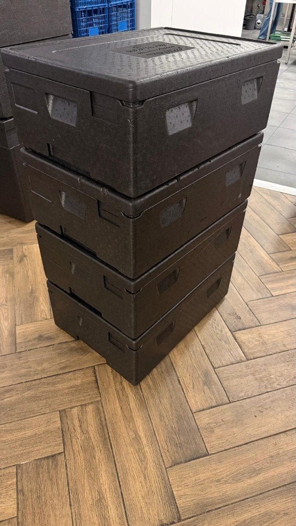 2x Thermobox 60x40 Euronorm –  (prijs per stuk), Ophalen, Zo goed als nieuw, Koelbox, Koelelement